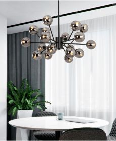 Living Room Hotel LED Household Glass Chandelier