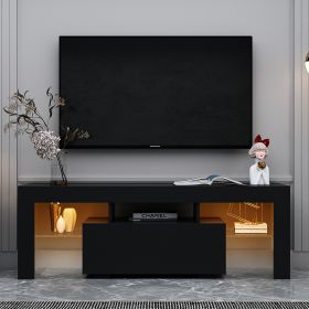 Flat Screen TV Cabinet, Gaming Consoles - in Lounge Room, Living Room and Bedroom (Black)