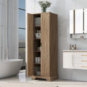 Storage Cabinet with Two Doors for Bathroom