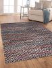 Black; Blue; Red; Natural and Ivory Area Rug 8x10