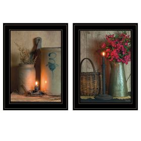 "Country Candlelight Collection" Framed Wall Art; by Susie Boyer