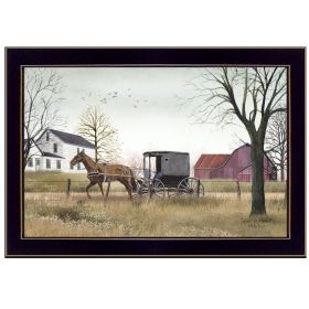 "Goin' to Market" By Billy Jacobs; Ready To Hang Framed Poster; Black Frame