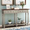 Console Table Sofa Table with Storage Console Tables for Entryway with Drawers