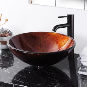 Round Glass Vessel Sink