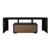 Flat Screen TV Cabinet, Gaming Consoles - in Lounge Room, Living Room and Bedroom (Black)