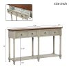 Console Table Sofa Table with Storage Console Tables for Entryway with Drawers