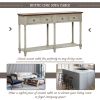 Console Table Sofa Table with Storage Console Tables for Entryway with Drawers