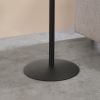 Circa End Table with Gray Marble Textured Top