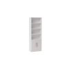 Manhattan Comfort Practical Catarina Cabinet with 6-Shelves in White