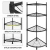 4 Tier Corner Display Rack Multipurpose Shelving Unit