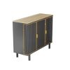 40.35" Wide 3 Doors Modern Sideboard