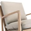 Solid Wood Rocking Chair; Beige