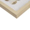 Aurelian Emblem Natural Capiz with Gold Foil 2-piece Shadowbox Wall Decor Set