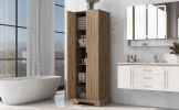 Storage Cabinet with Two Doors for Bathroom