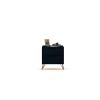 Manhattan Comfort Rockefeller 2.0 Mid-Century Modern 2-Drawer Nightstand in Midnight Blue