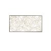 Paper Cloaked Leaves Metal Framed Decor Panel