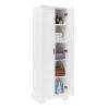 Storage Cabinet with Two Doors MDF Board, White