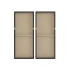 Two Black Dominos 2-piece Canvas Wall Art Set