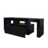 Flat Screen TV Cabinet, Gaming Consoles - in Lounge Room, Living Room and Bedroom (Black)