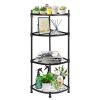 4 Tier Corner Display Rack Multipurpose Shelving Unit