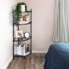 4 Tier Corner Display Rack Multipurpose Shelving Unit