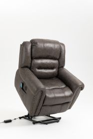 Recliners Lift Chair Relax Sofa Chair Livingroom Furniture Living Room Power Electric Reclining for Elderly (Color: as Pic)