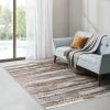 [Only support Drop Shipping Buyer] Riley Watercolor Abstract Stripe Woven Area Rug