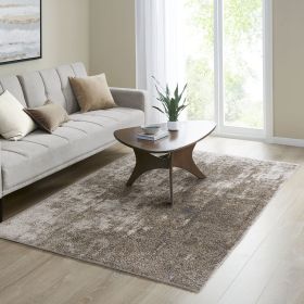 [Only support Drop Shipping Buyer] Haley Cozy Shag Abstract Area Rug (Color: as Pic)