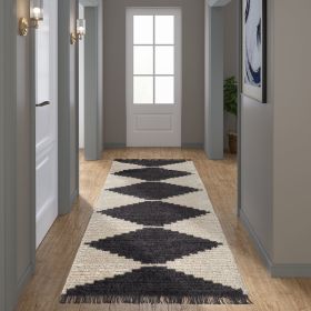 [Only support Drop Shipping Buyer] Amanda Black & Ivory Modern Area Rug (Color: as Pic)