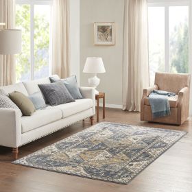 [Only support Drop Shipping Buyer] Dakota Tiled Border Area Rug (Color: as Pic)