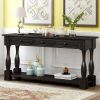 Console Table 64" Long Extra-thick Sofa Table with Drawers and Shelf for Entryway, Hallway, Living Room