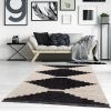 [Only support Drop Shipping Buyer] Amanda Black & Ivory Modern Area Rug