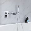 TrustMade Pressure-Balance Waterfall Single Handle Wall Mount Tub Faucet with Hand Shower - 2W01